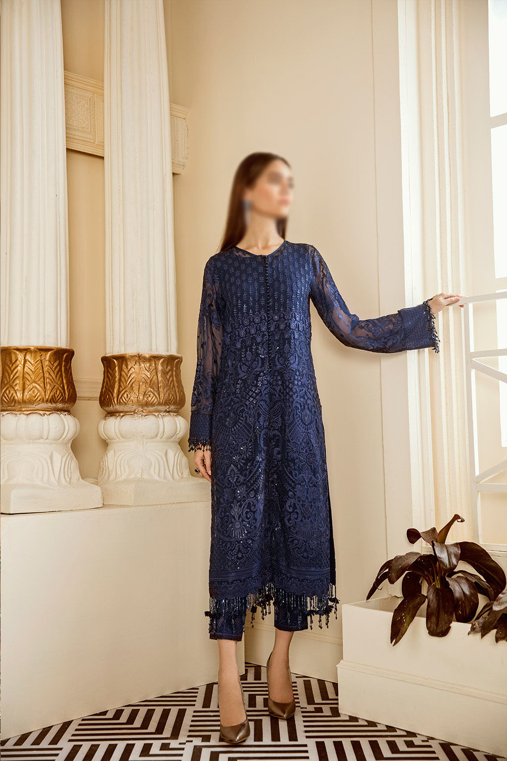 Baroque DELPH Chantelle Embroidered Chiffon Collection Vol.6 D-02