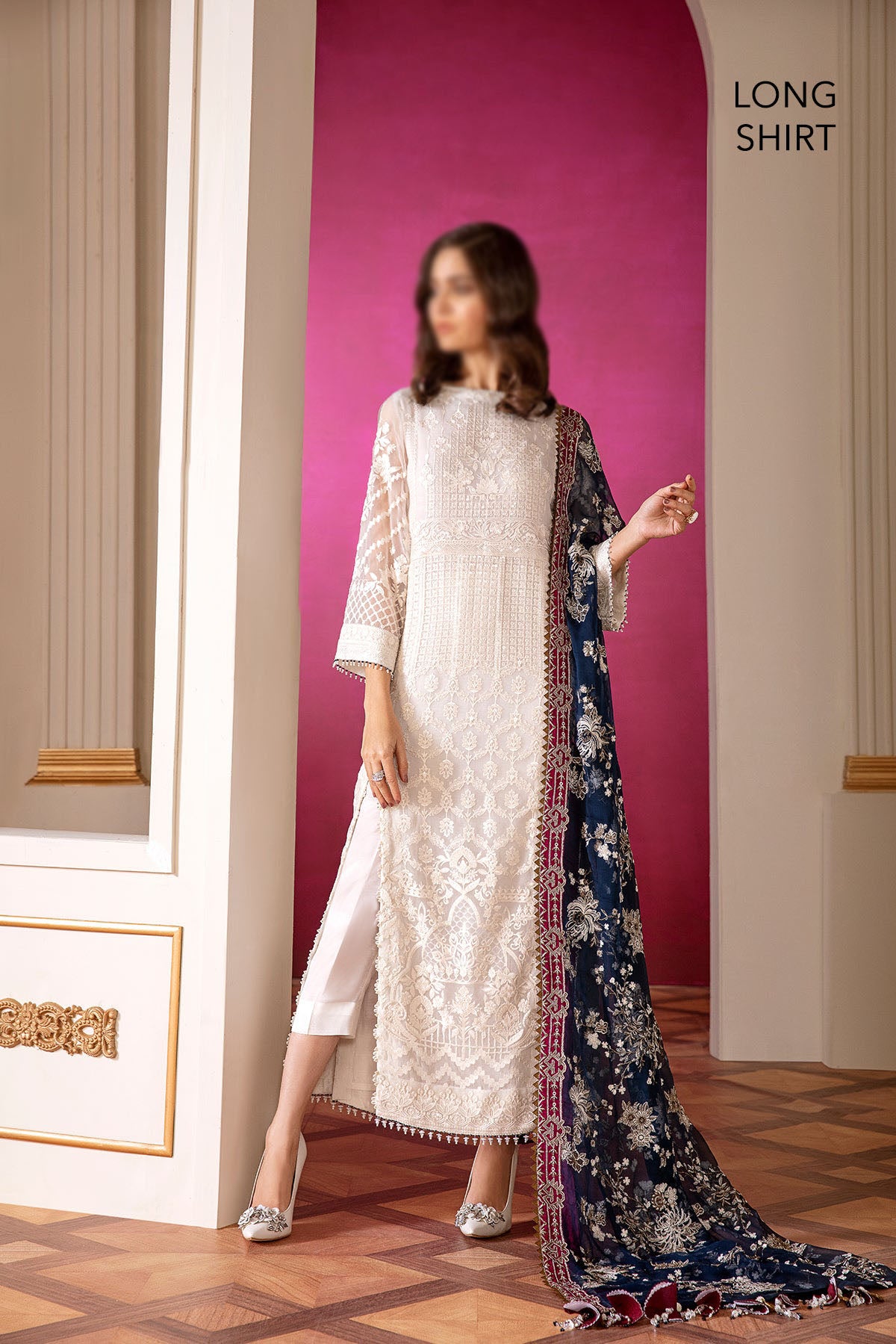Baroque Glaze Chantelle Embroidered Chiffon Collection Vol.7 D-02