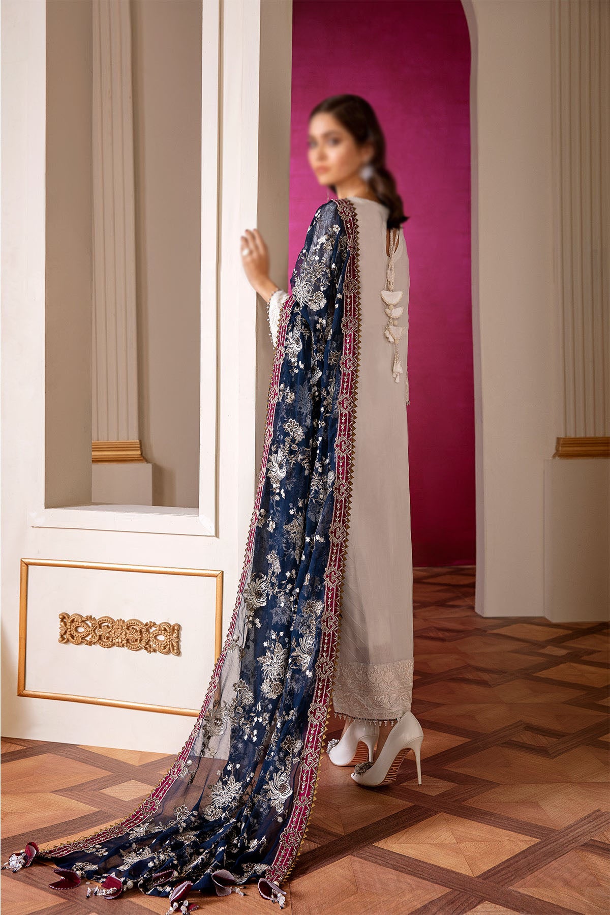 Baroque Glaze Chantelle Embroidered Chiffon Collection Vol.7 D-02