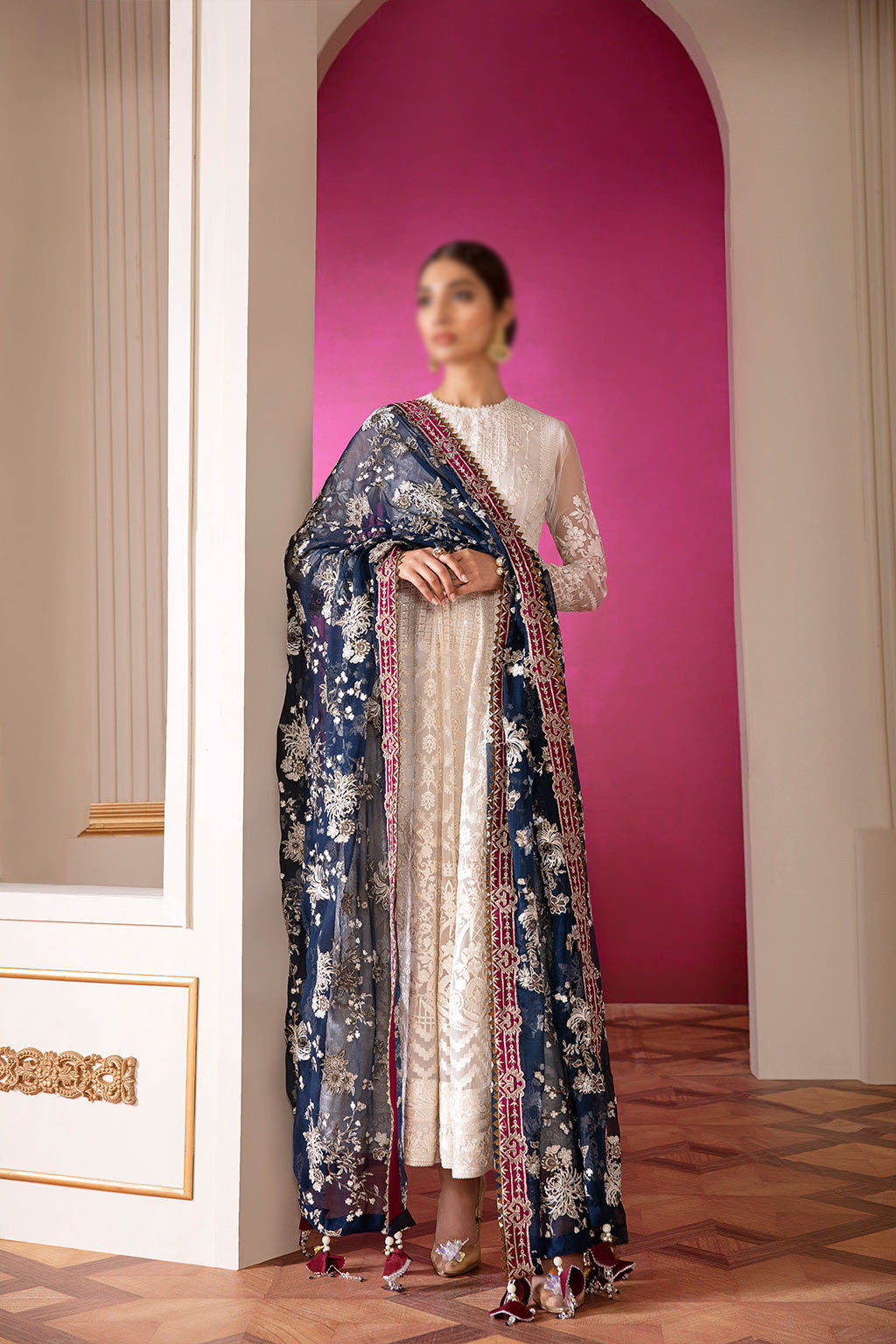 Baroque Glaze Chantelle Embroidered Chiffon Collection Vol.7 D-02
