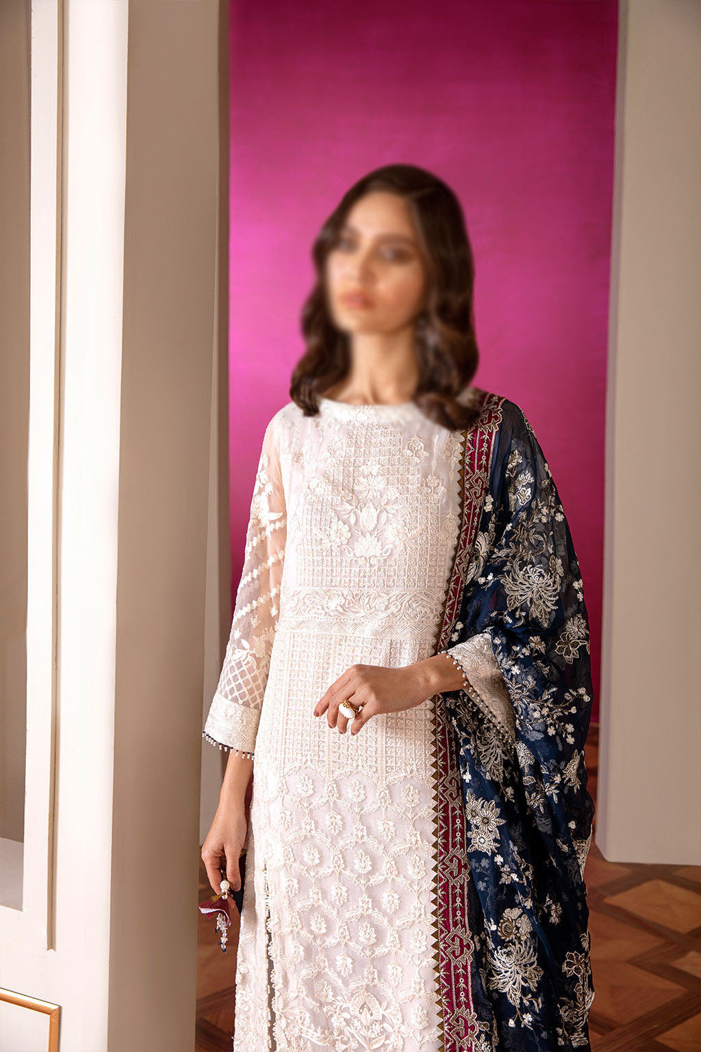 Baroque Glaze Chantelle Embroidered Chiffon Collection Vol.7 D-02