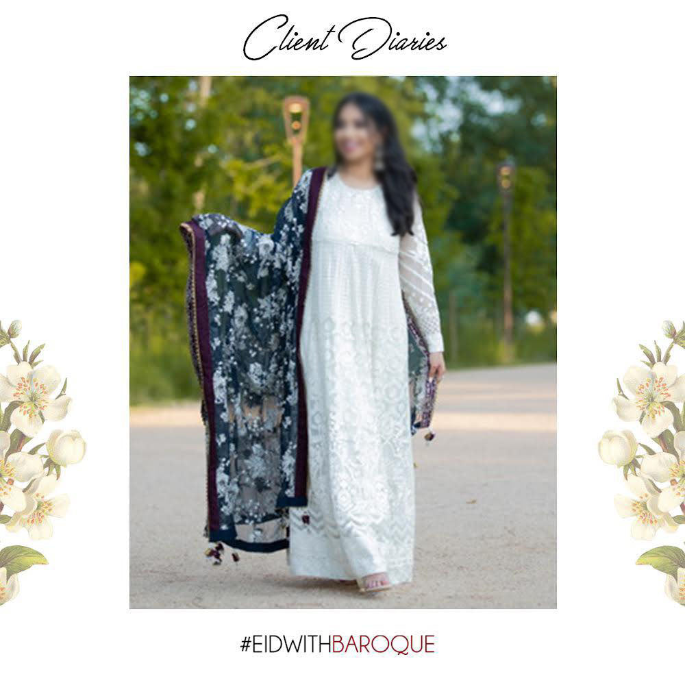 Baroque Glaze Chantelle Embroidered Chiffon Collection Vol.7 D-02