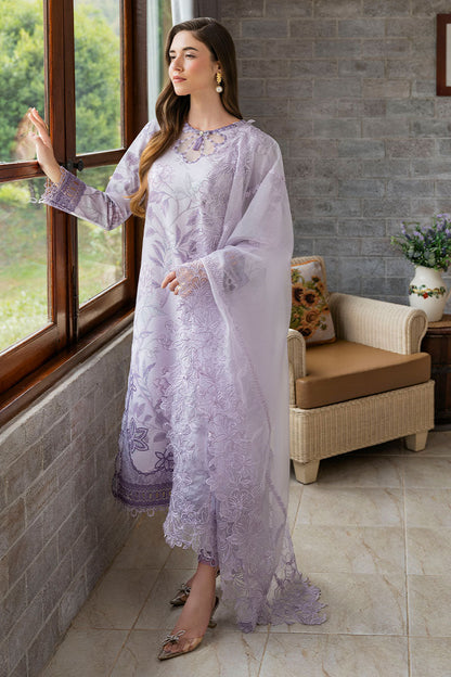 Mushq mulberry printed lawn 3pc embroidered unstiched