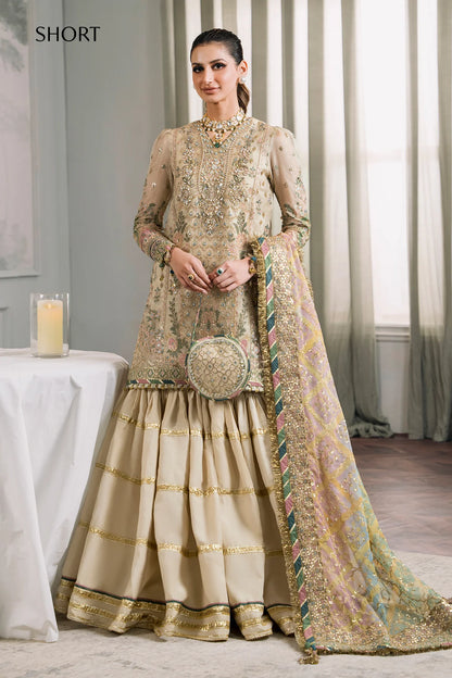 Baroque CH12-04 luxury organza 3pc emb unstiched