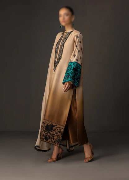 Zainab Chottani desert dust silk 3pc unstiched