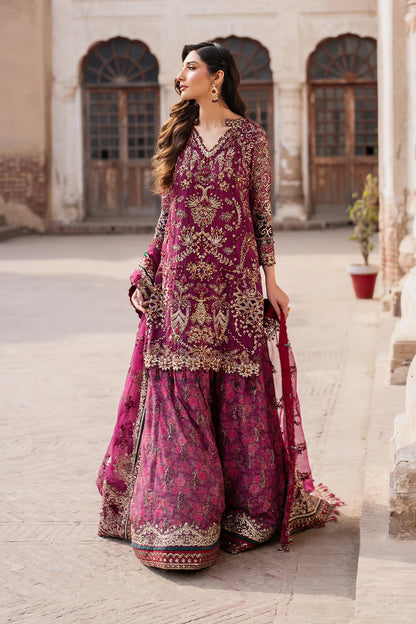 Iznik ILC-04 EMBROIDERED CHIFFON luxury 3pc unstiched