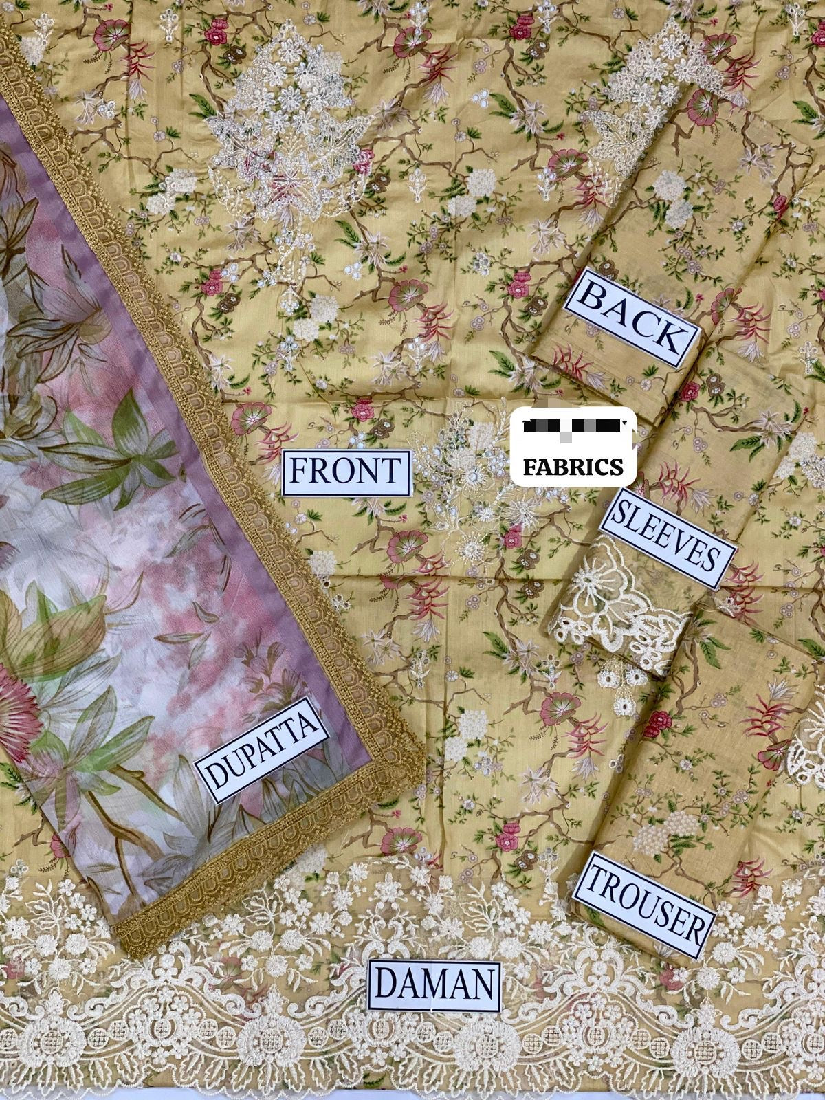 Iznik SFL-09 printed lawn 3pc emb unstiched
