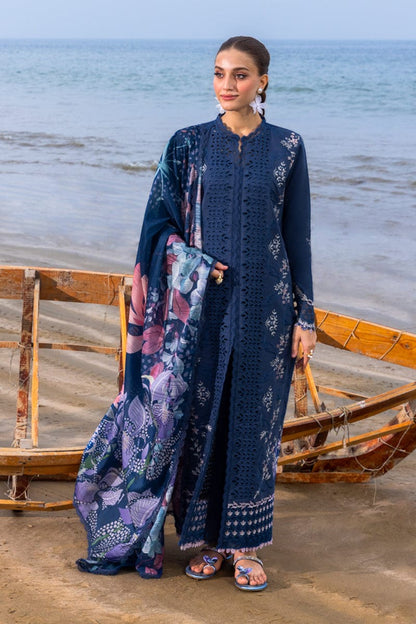 Rangrasiya KEYA luxury lawn 3pc Chikankari emb unstiched