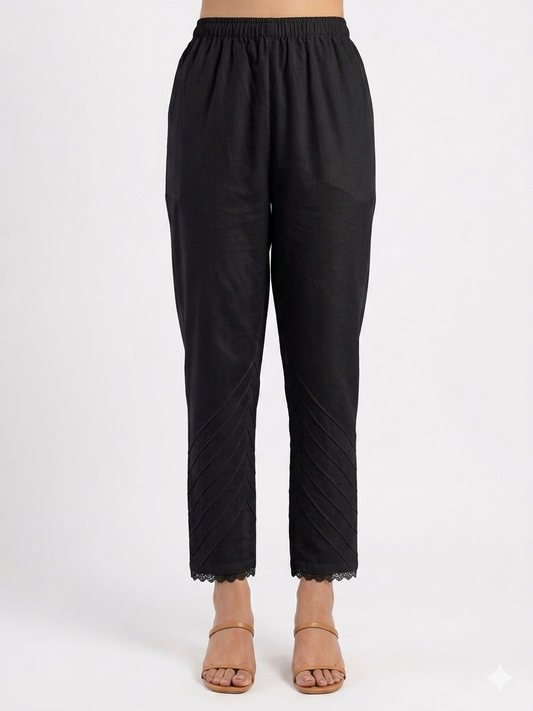1 PIECE STITCH BOTTOM BLACK