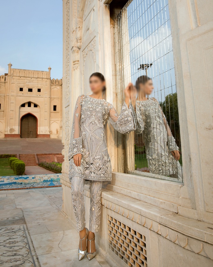 Erum Khan Garden of Eden Embroidered Luxury Net Collection GE-30093