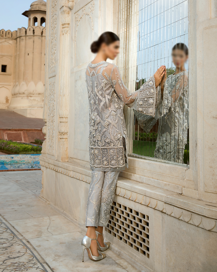 Erum Khan Garden of Eden Embroidered Luxury Net Collection GE-30093