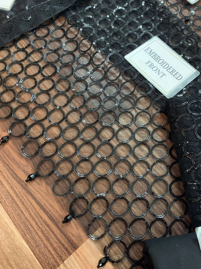 Lulusar Bunkiz long luxury formal net emb 3pc unstiched