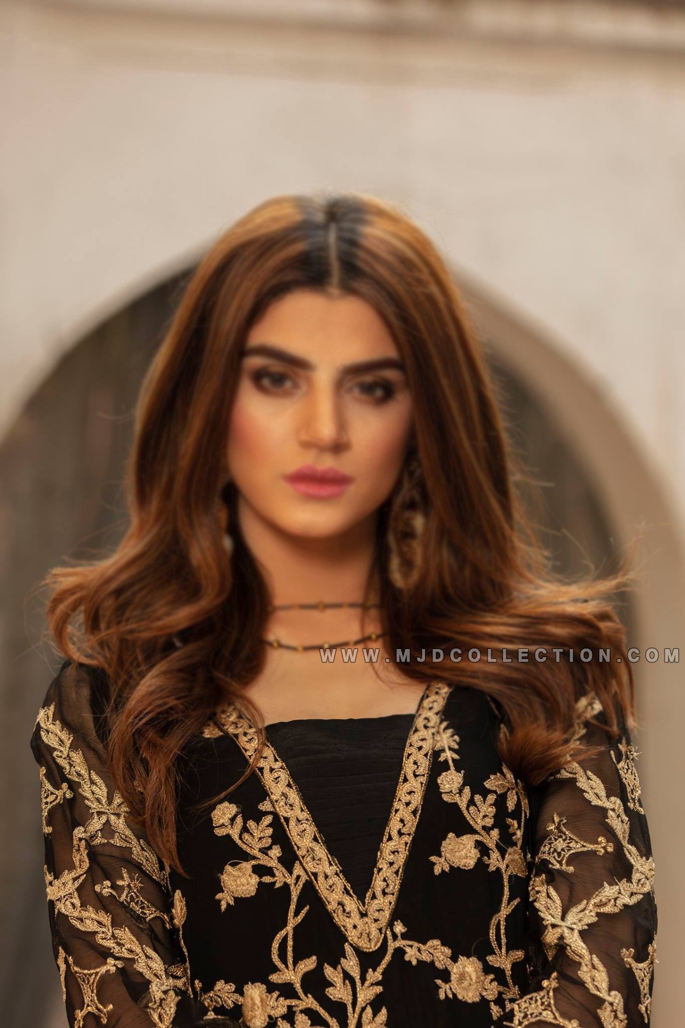 Gulaal Black Premium Embroidered Chiffon Wedding Collection Volume 2 Ge-01-V2 01