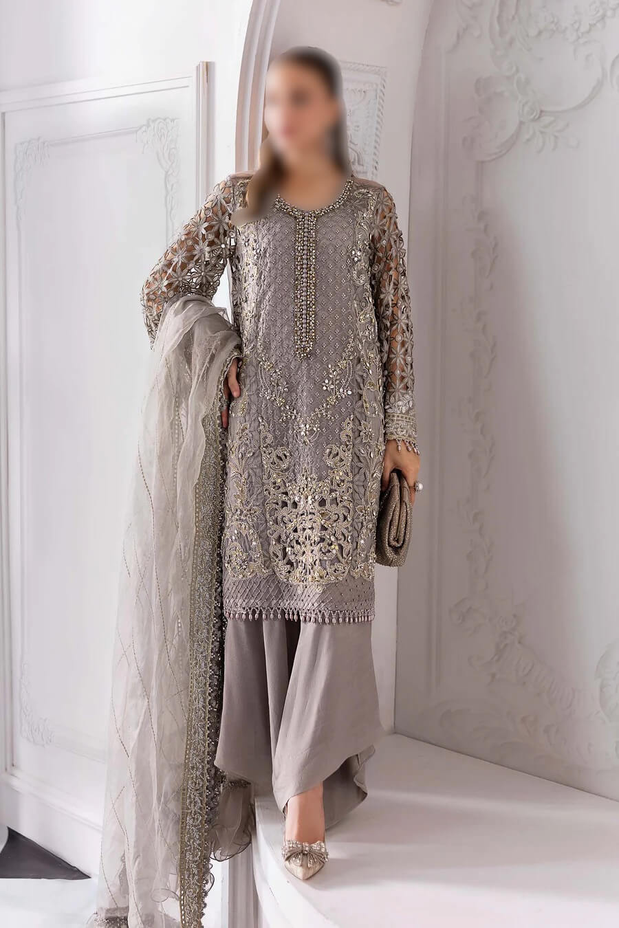 Maria b Luxury pret Organza wedding edition