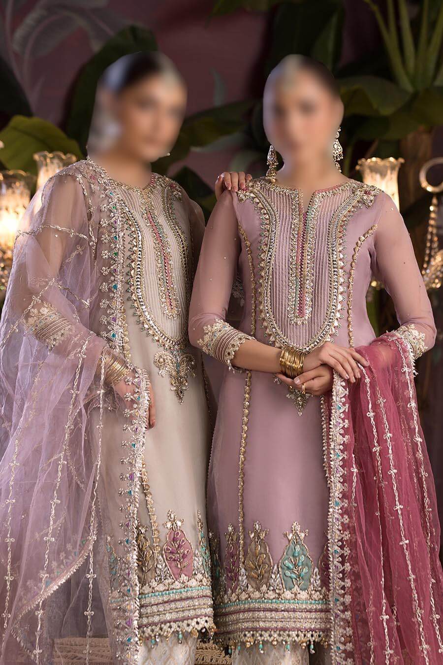 KHUDA BAKSH P-258 Premium Organza Wedding series