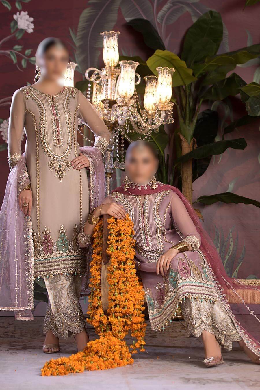 KHUDA BAKSH P-258 Premium Organza Wedding series