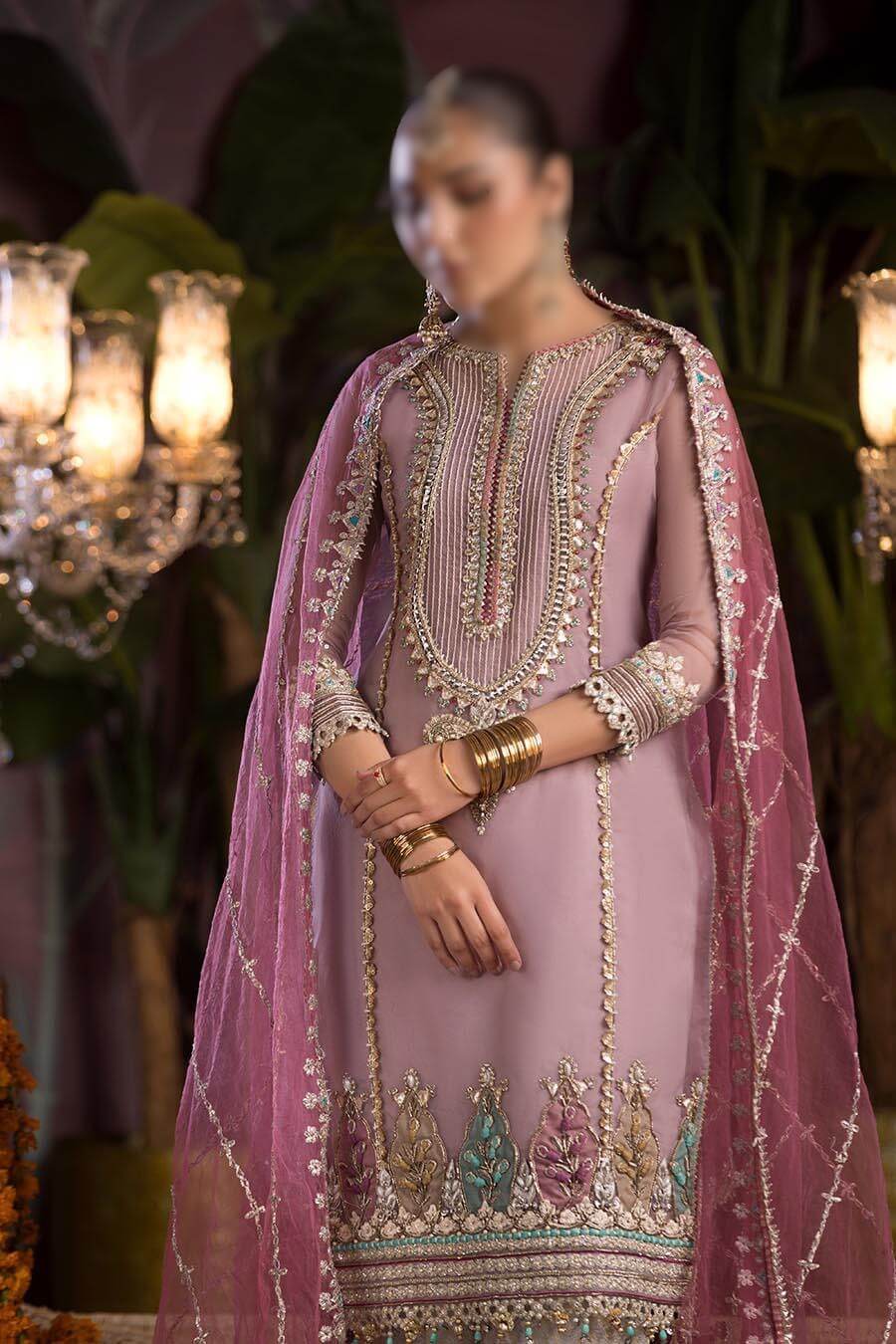 KHUDA BAKSH P-258 Premium Organza Wedding series