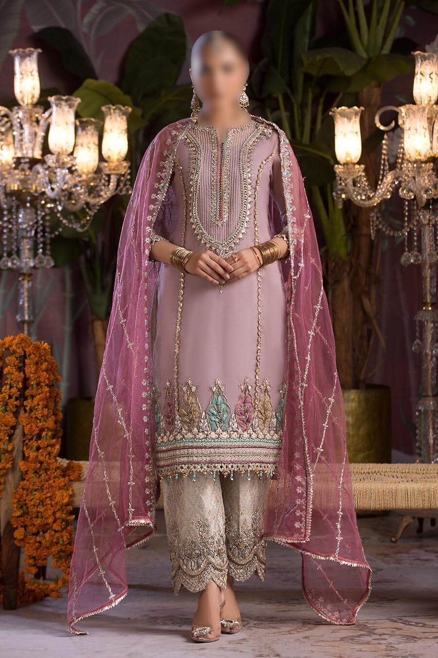 KHUDA BAKSH P-258 Premium Organza Wedding series