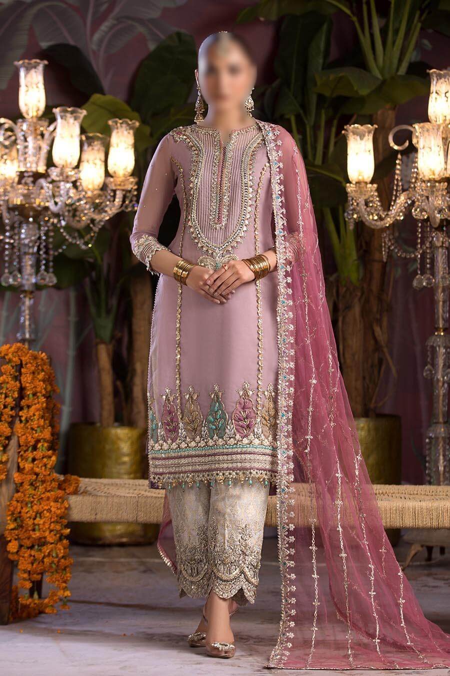 KHUDA BAKSH P-258 Premium Organza Wedding series