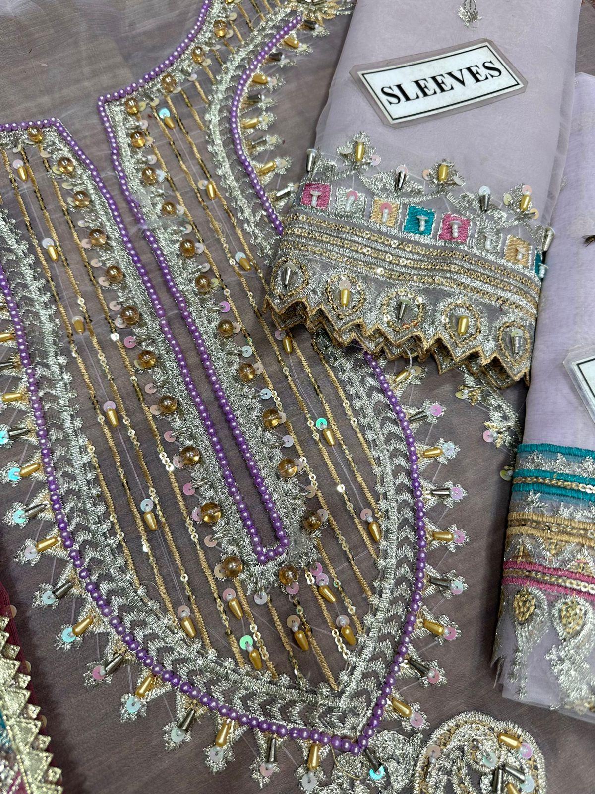 KHUDA BAKSH P-258 Premium Organza Wedding series