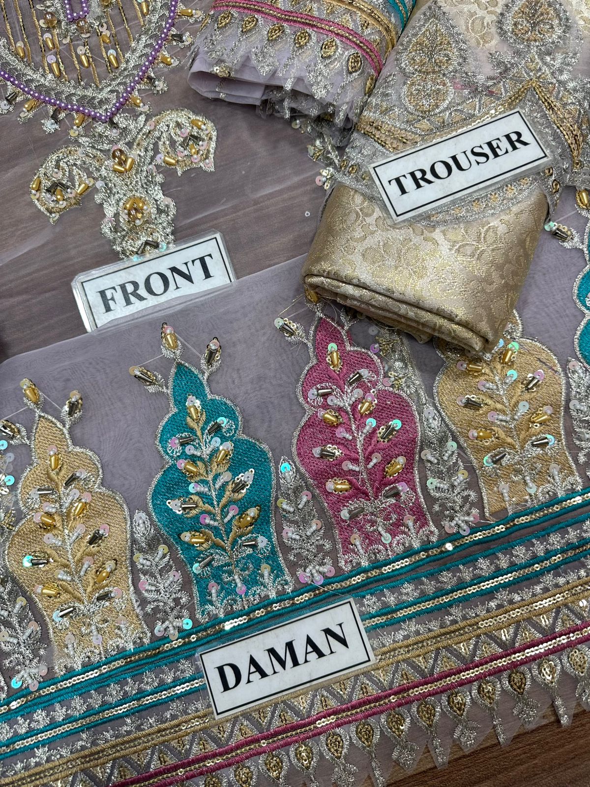 KHUDA BAKSH P-258 Premium Organza Wedding series