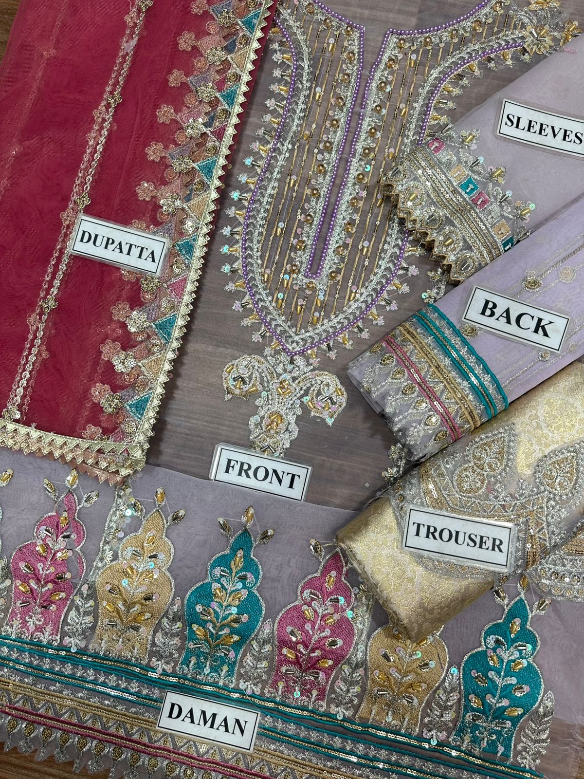 KHUDA BAKSH P-258 Premium Organza Wedding series