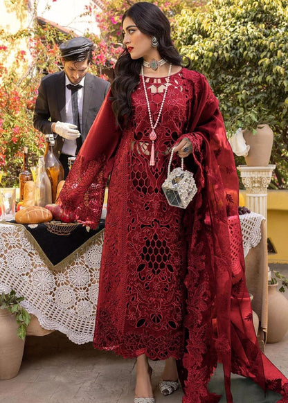 Bin Ilyas M-462 luxury lawn chickankari unstitched