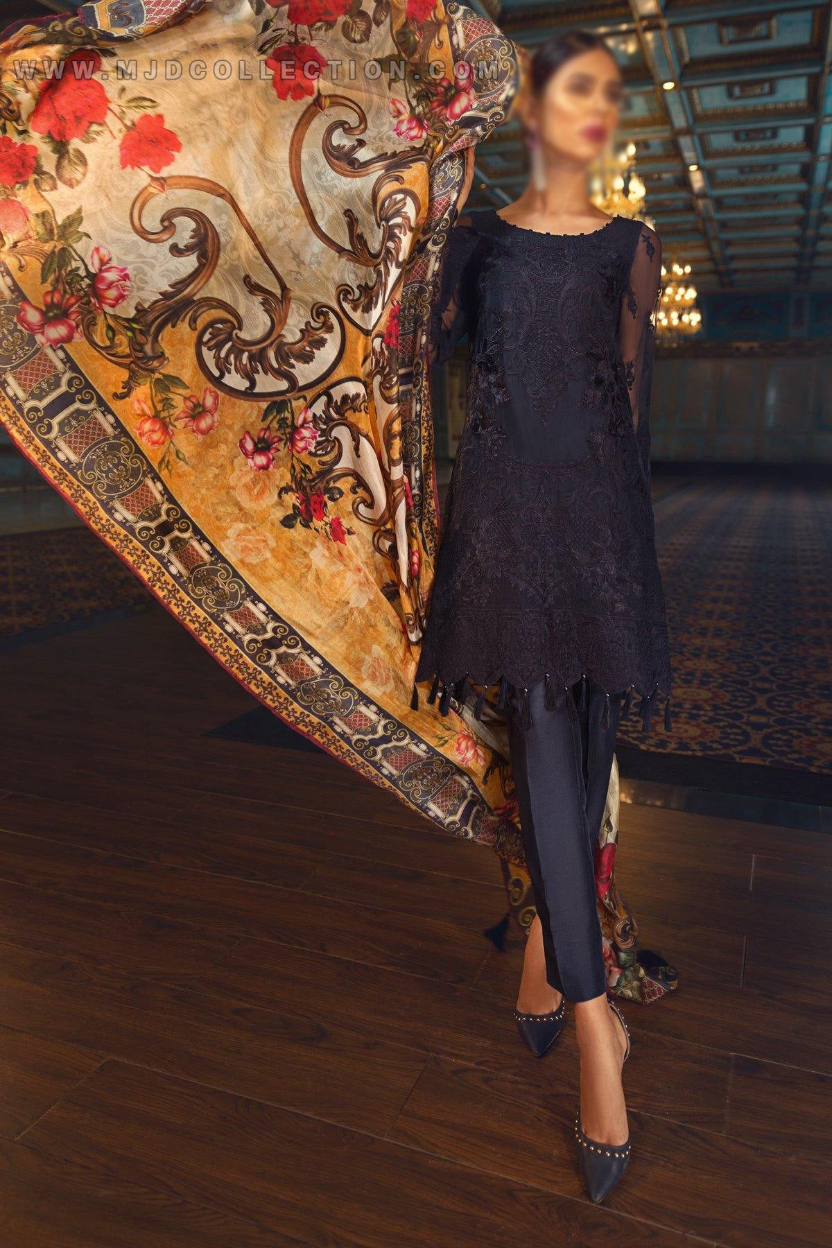 Jazmin Bleu Mist Chiffon Collection Perle D’EAU D9