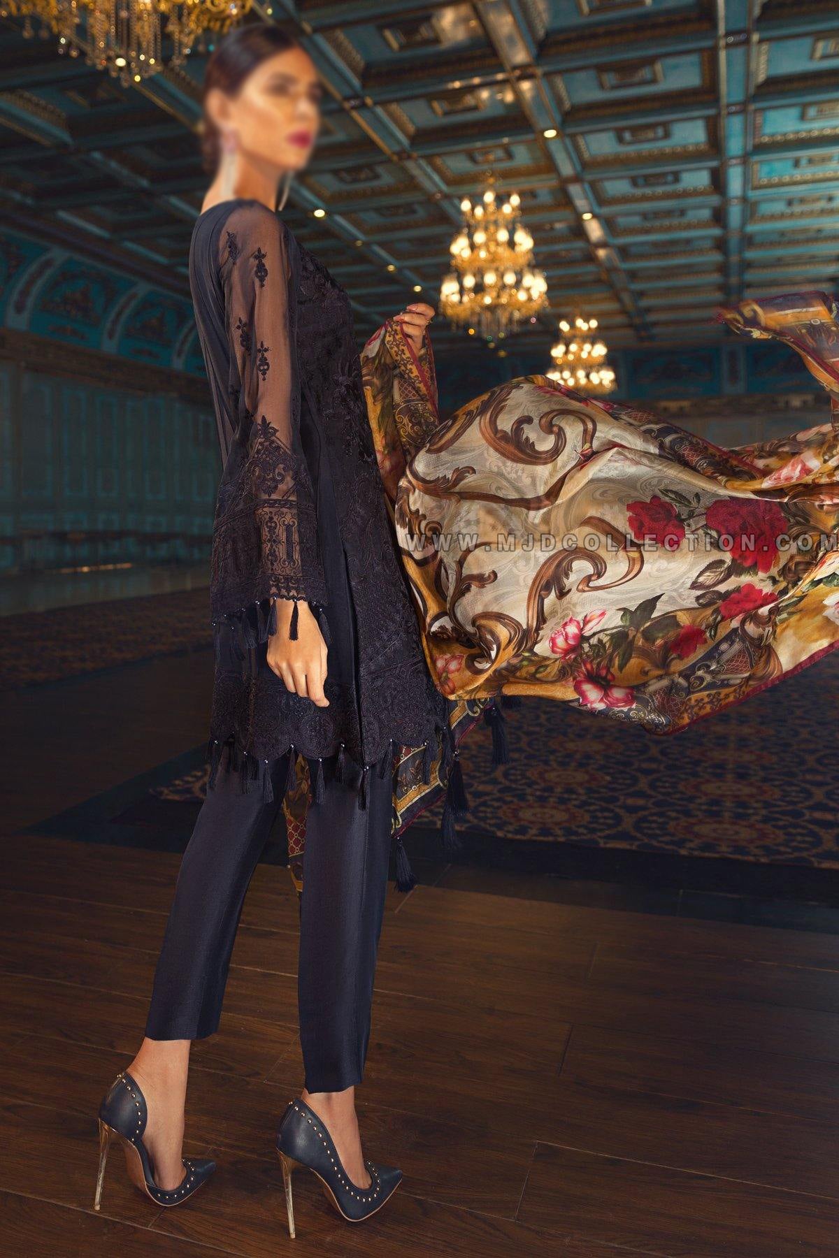 Jazmin Bleu Mist Chiffon Collection Perle D’EAU D9