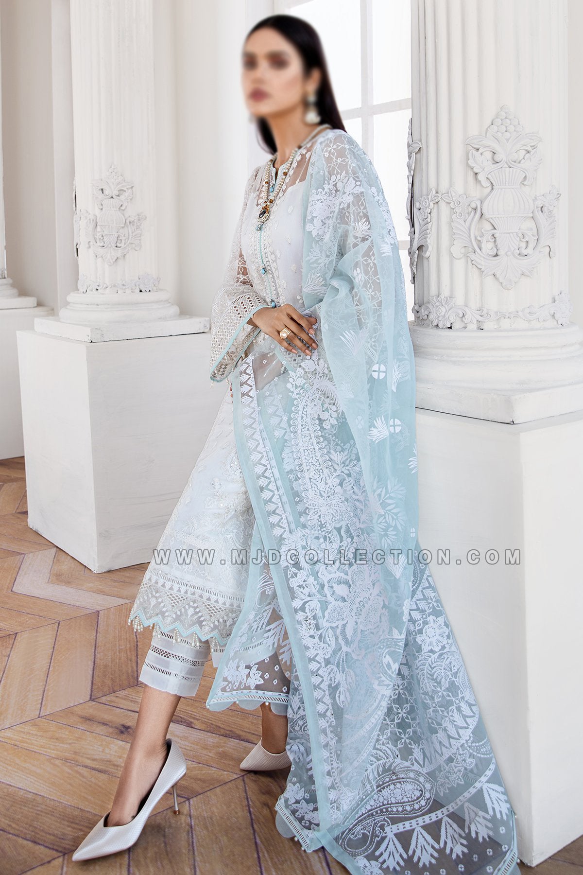 Jazmin Esfir Luxury Organza Collection Mahpare D-01 Mawra Hocane