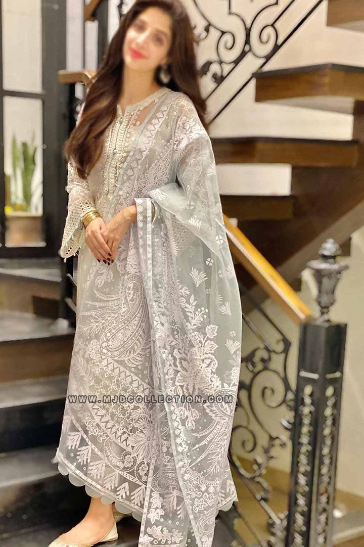 Jazmin Esfir Luxury Organza Collection Mahpare D-01 Mawra Hocane