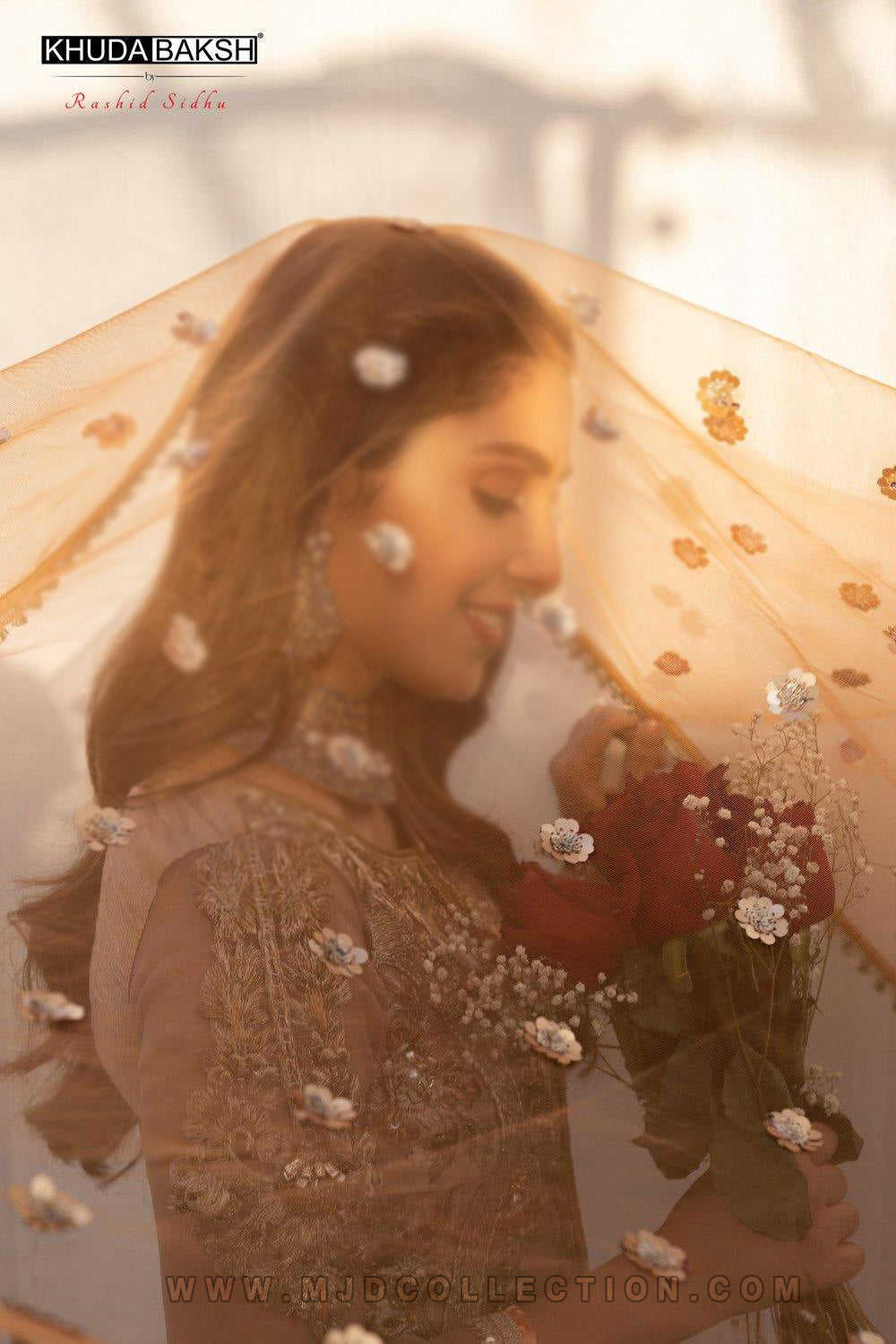 Khuda Baksh Z-225 Bridal Collection By Rashid Sidhu Ayeza Khan