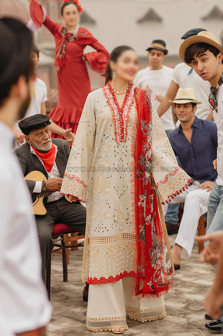 Mushq Alba Luxury Spring Lawn Festival De Verano MSL22-09 By Ayeza Khan