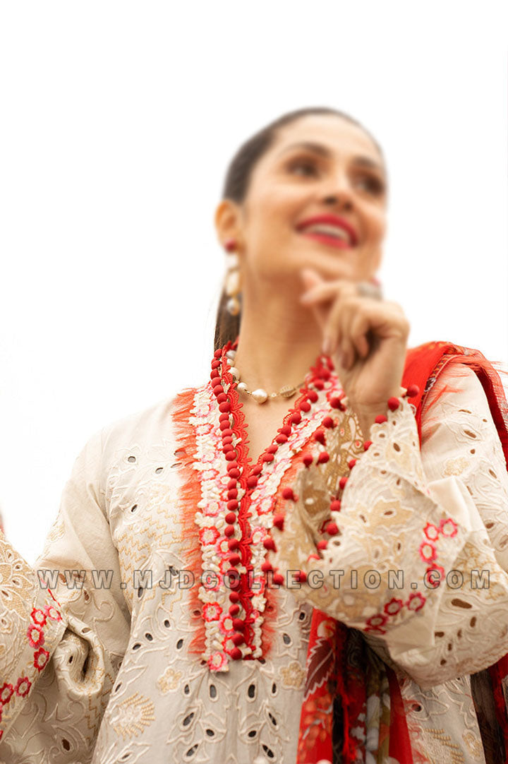 Mushq Alba Luxury Spring Lawn Festival De Verano MSL22-09 By Ayeza Khan