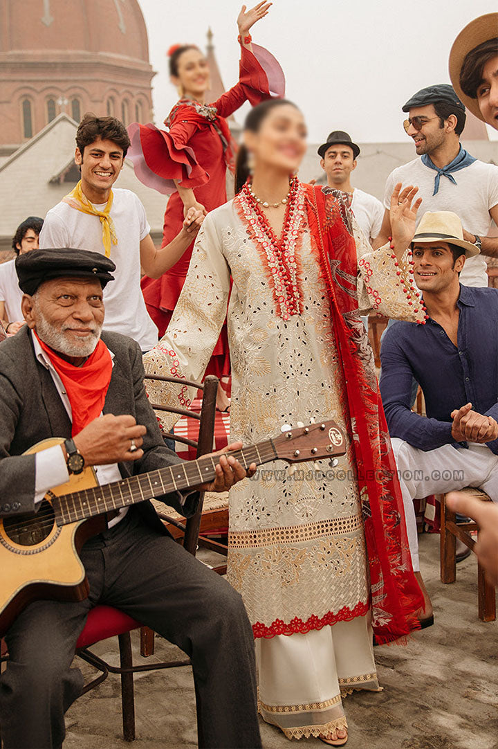 Mushq Alba Luxury Spring Lawn Festival De Verano MSL22-09 By Ayeza Khan