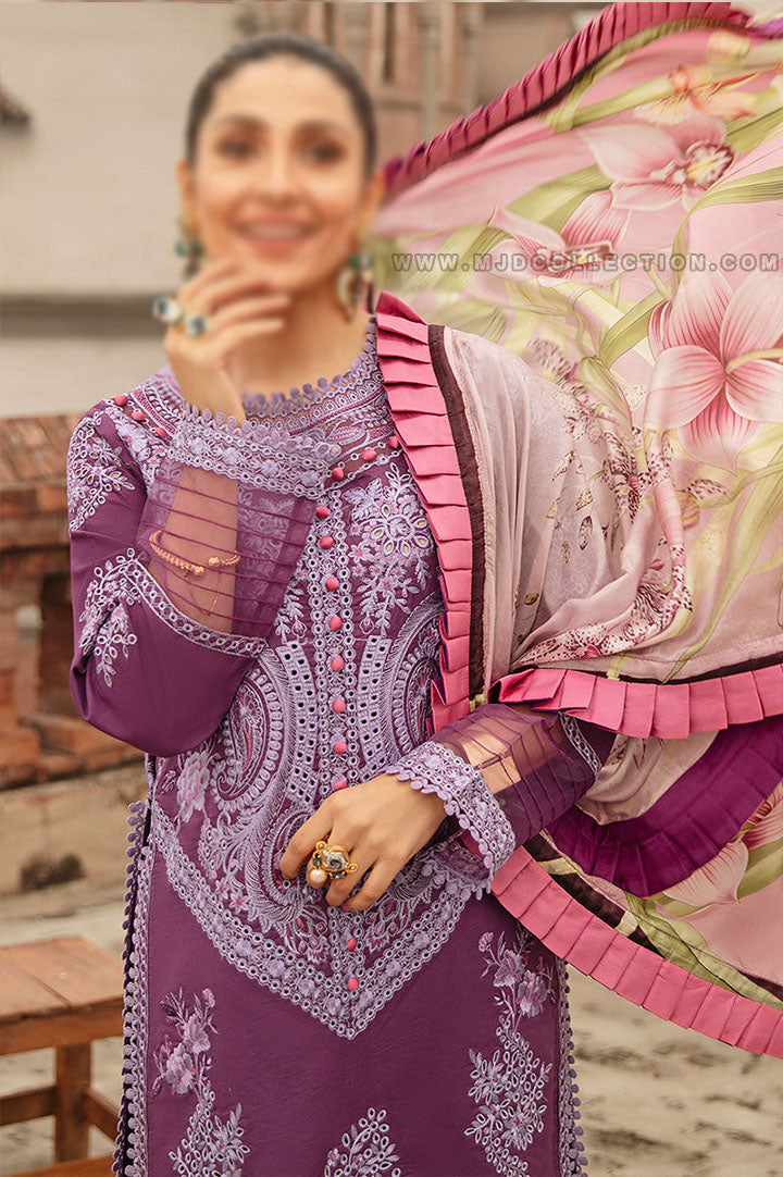 Mushq Andjela Luxury Spring Lawn Festival De Verano MSL22-10 By Ayeza Khan
