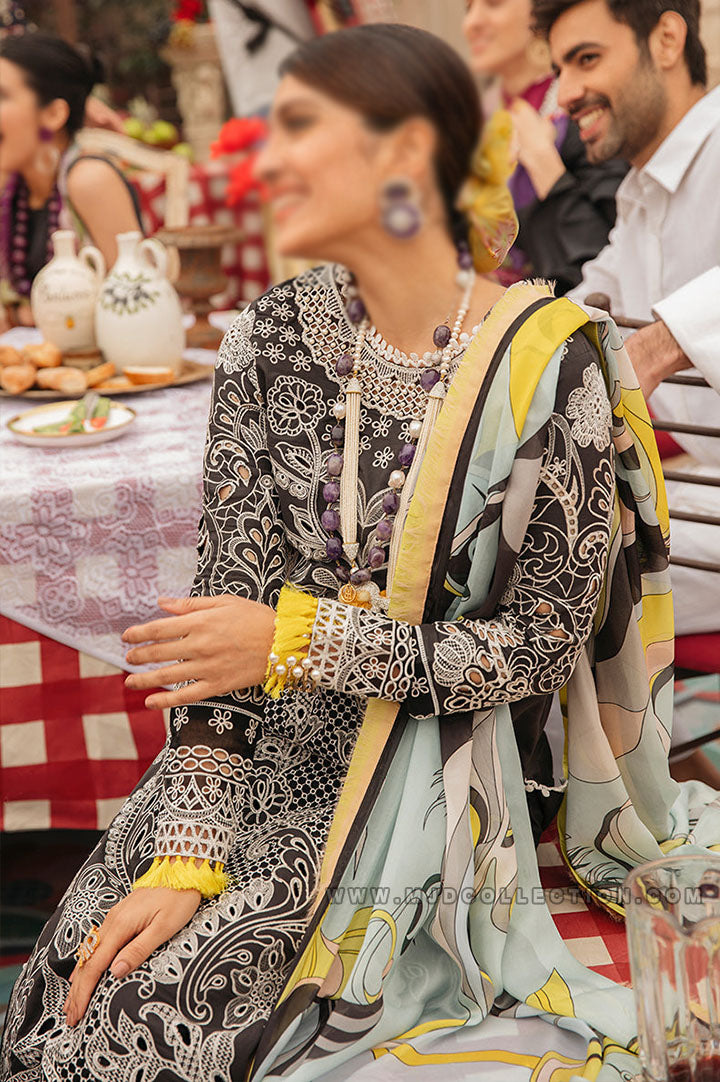 Mushq Camila Luxury Spring Lawn Festival De Verano MSL22-15 By Ayeza Khan