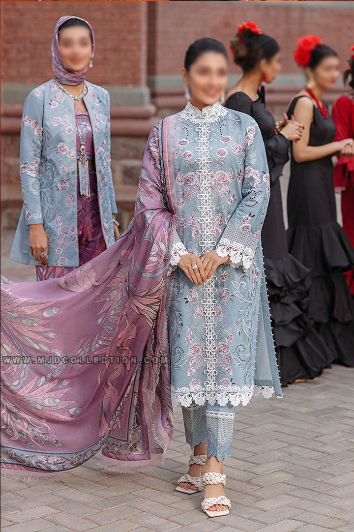 Mushq Carolina Luxury Spring Lawn Festival De Verano MSL22-05 By Ayeza Khan
