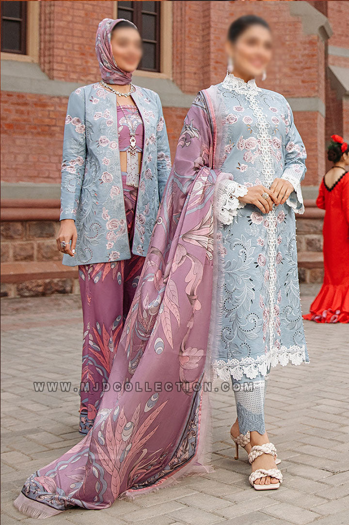 Mushq Carolina Luxury Spring Lawn Festival De Verano MSL22-05 By Ayeza Khan
