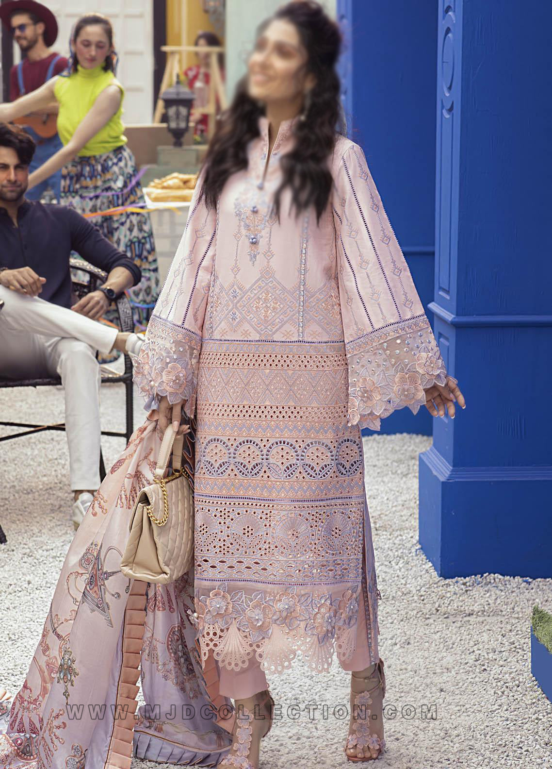 Mushq Chintz Rose Spring  Summer Luxury Lawn MLL-01 By Ayeza Khan