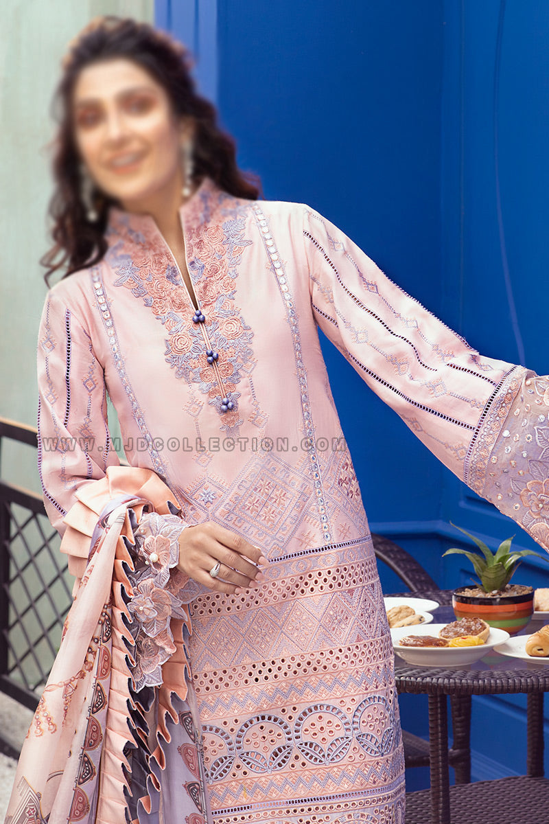 Mushq Chintz Rose Spring  Summer Luxury Lawn MLL-01 By Ayeza Khan
