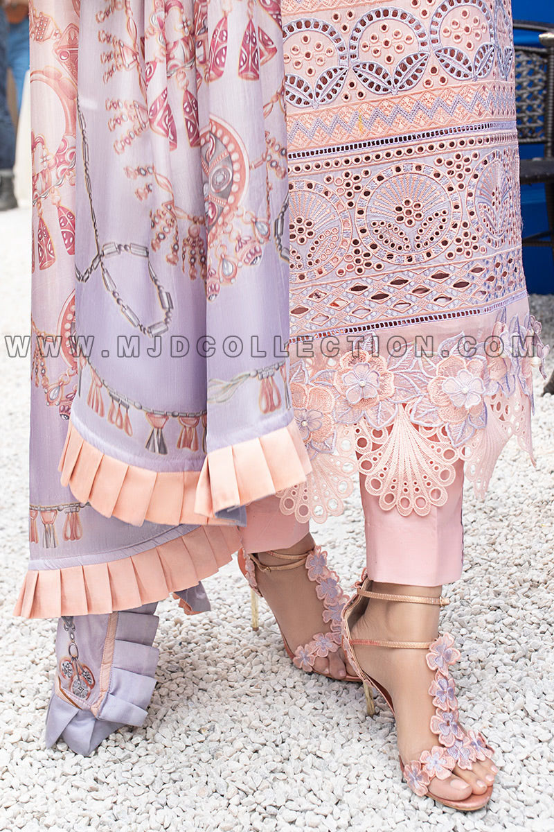 Mushq Chintz Rose Spring  Summer Luxury Lawn MLL-01 By Ayeza Khan