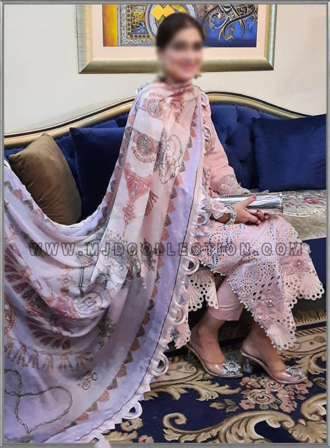 Mushq Chintz Rose Spring  Summer Luxury Lawn MLL-01 By Ayeza Khan