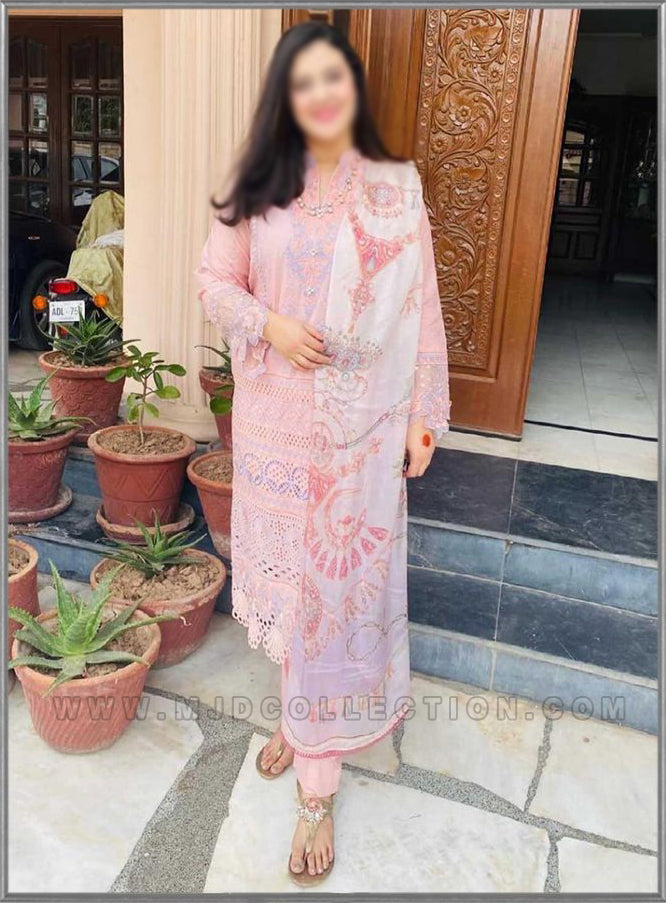 Mushq Chintz Rose Spring  Summer Luxury Lawn MLL-01 By Ayeza Khan