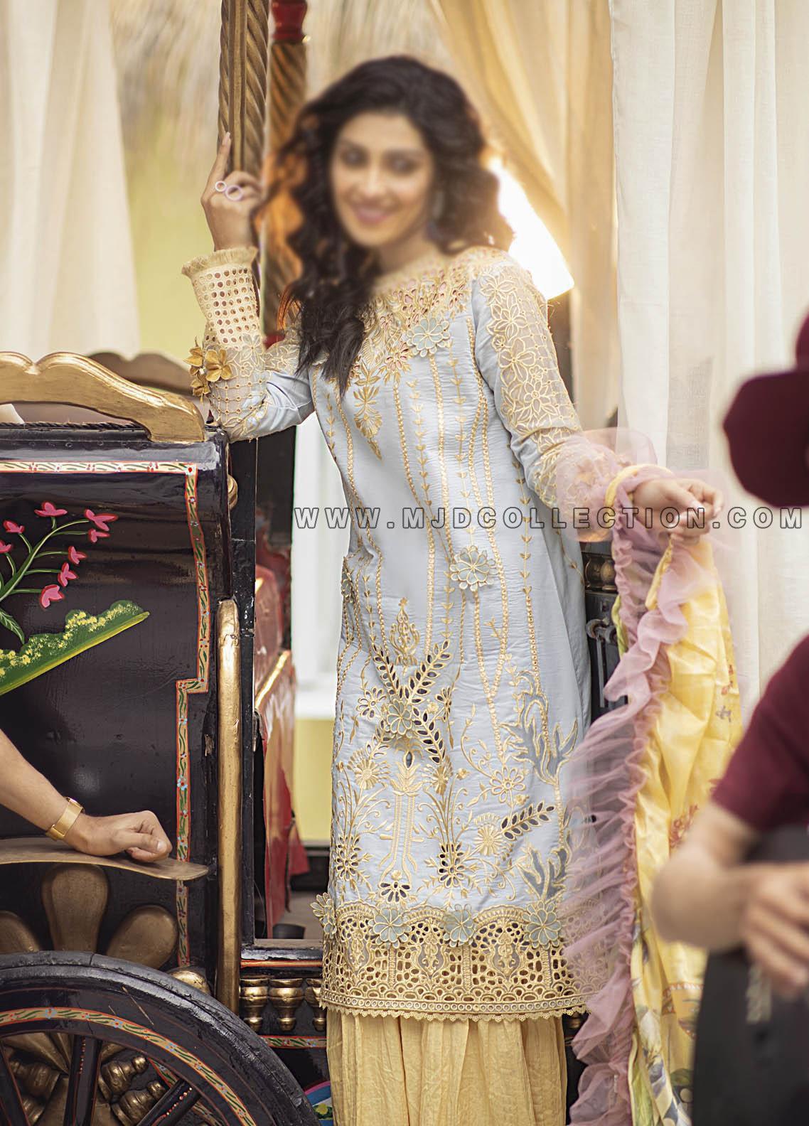 Mushq Limelight Spring  Summer Luxury Lawn MLL-06 By Ayeza Khan