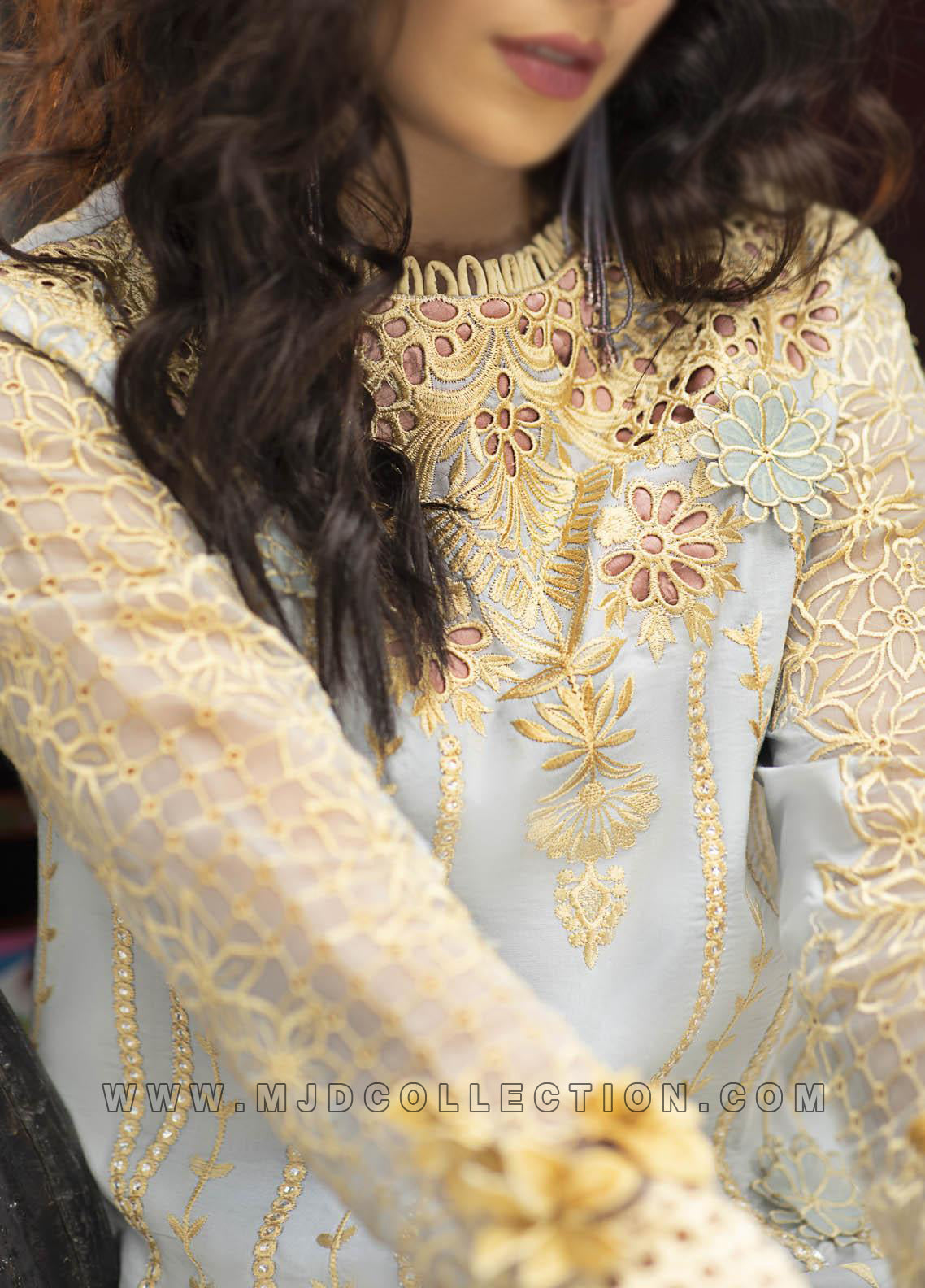 Mushq Limelight Spring  Summer Luxury Lawn MLL-06 By Ayeza Khan