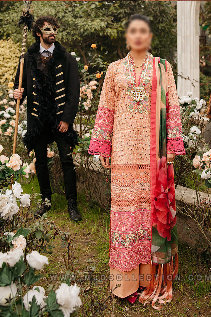 Mushq Marcela Luxury Spring Lawn Festival De Verano MSL22-11 By Ayeza Khan