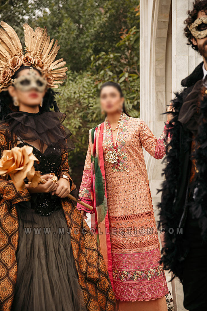 Mushq Marcela Luxury Spring Lawn Festival De Verano MSL22-11 By Ayeza Khan