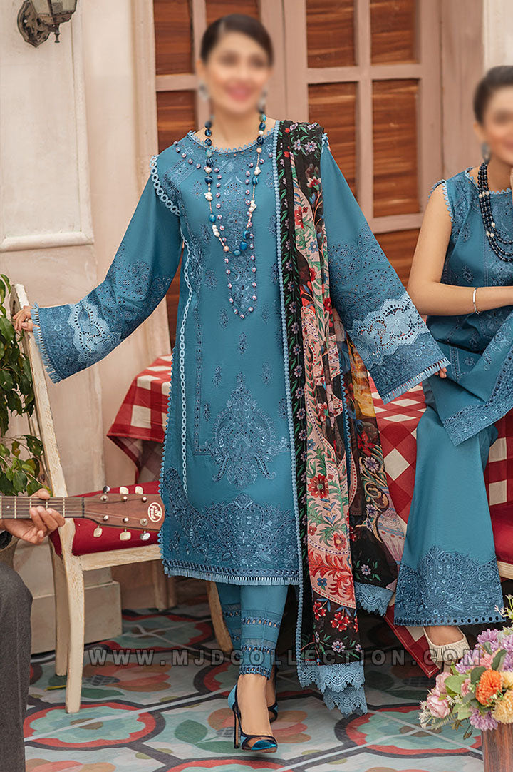 Mushq Mia Luxury Spring Lawn Festival De Verano MSL22-14 By Ayeza Khan