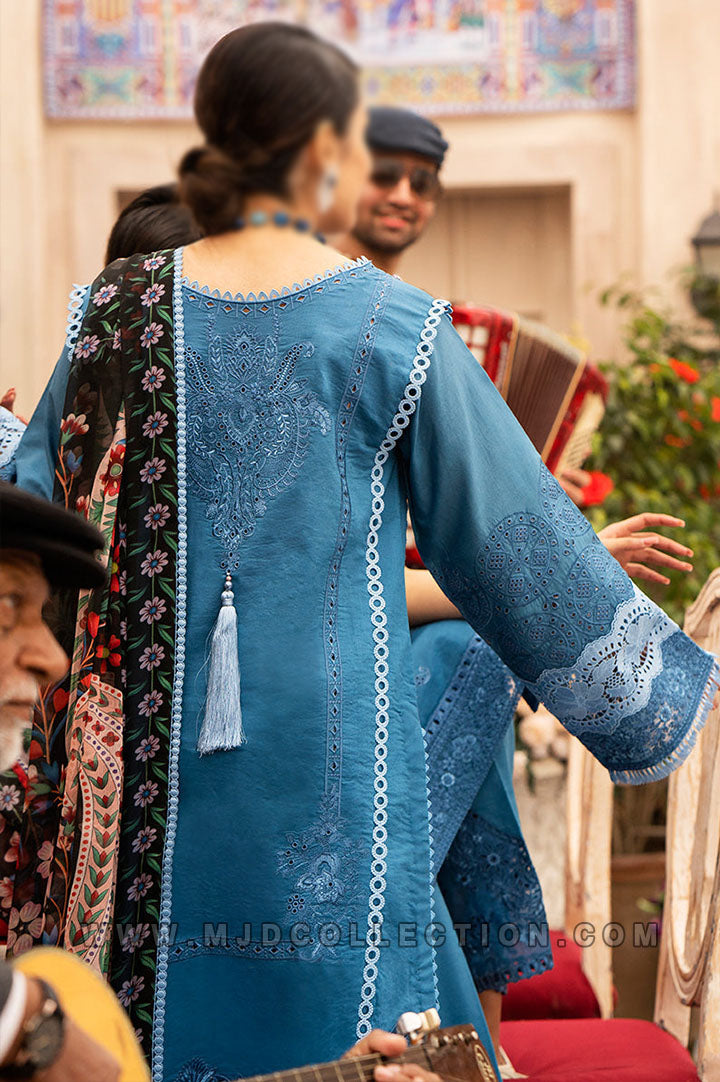 Mushq Mia Luxury Spring Lawn Festival De Verano MSL22-14 By Ayeza Khan